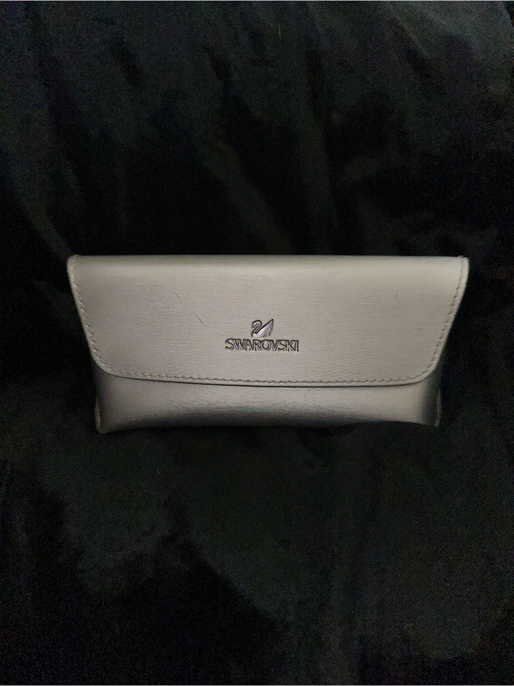 Swarovski Glasses with Silver Case with Logo